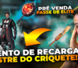 Novo Evento de Recarga Mestre do Críquete